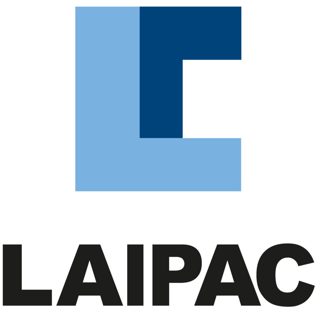 Laipac Transparent white logo