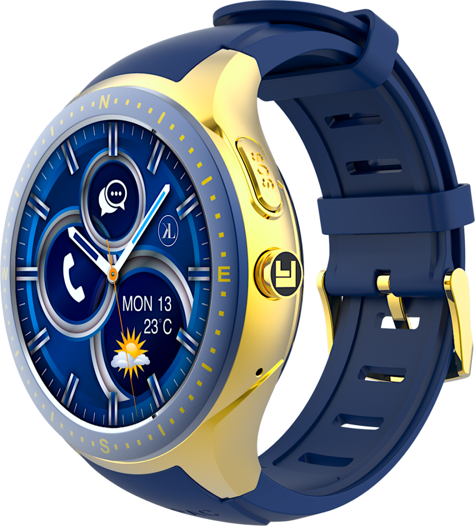Gold-Blue LooK Watch Product Image