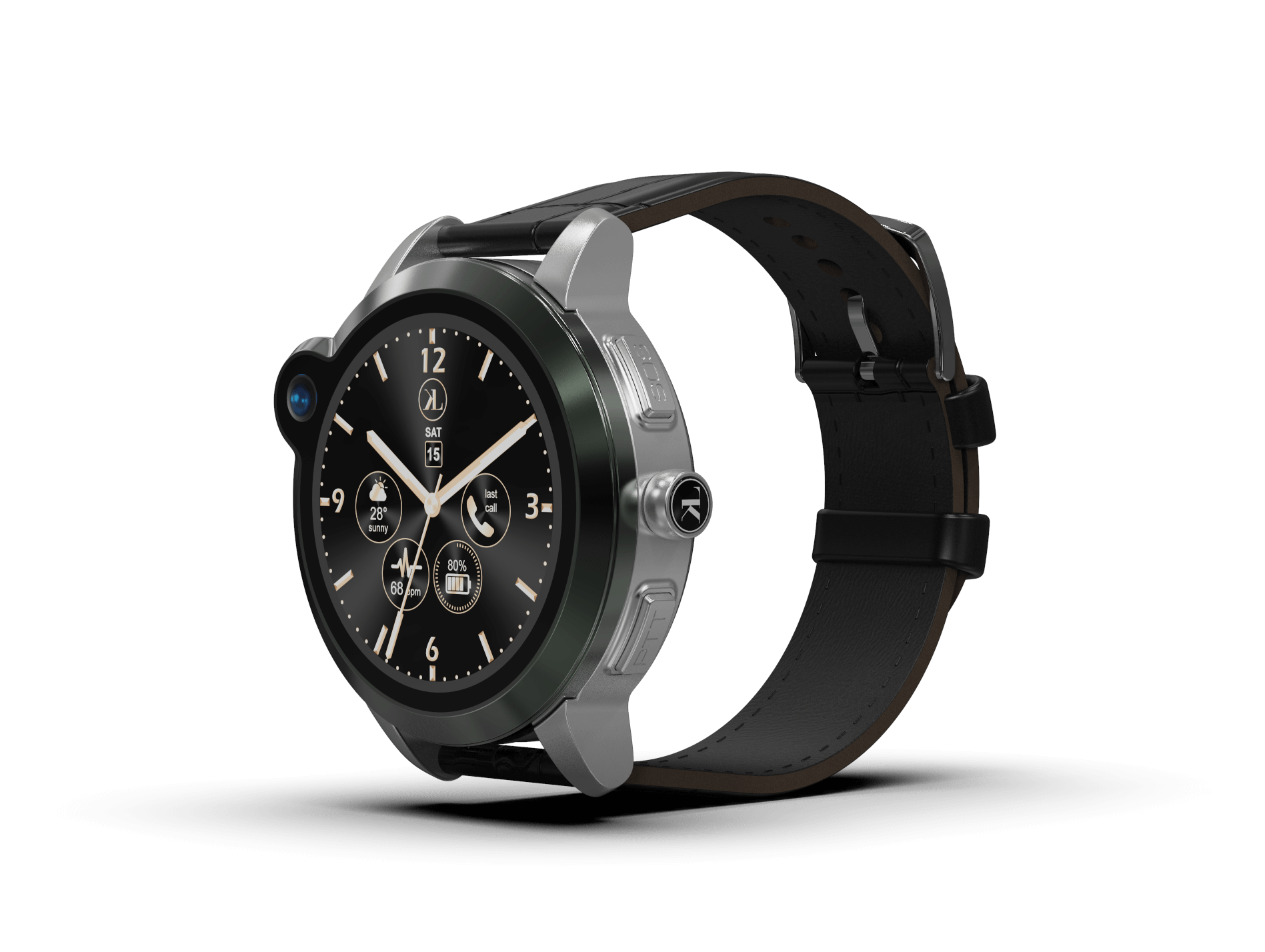 LooK Watch II Black mPERS Smartwatch Laipac