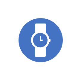 Laipac Watch Icon Blue